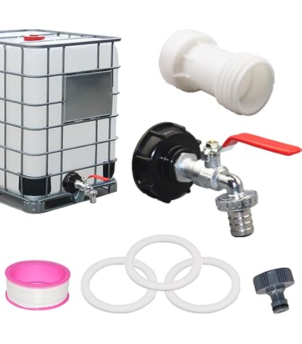 Rubinetto per serbatoio 1000L S60X6 IBC attacco per rubinetto con