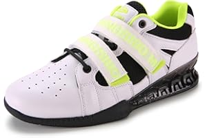 MINGSIBO Powerlifting - Scarpe per sollevamento pesi da uomo, unisex, per adulti, fitness, squat, bodybuilding