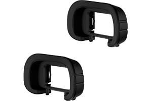(2-pack) JJC mjuk silikon sökare ögonkopp okular kompatibel med Sony A1 II, A9 III, A7R V, A7 IV, A1, A7S III, Ersätt Sony FDA-EP19, FDA-EP21 djup ögonkopp