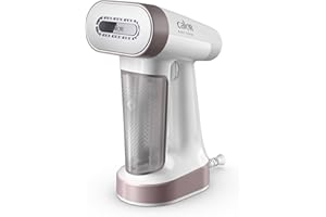 Calor Pure Force 2en1, Défroisseur à main et fer à repasser, Utilisation verticale/horizontale,1800W, 35g/min, Prêt en 25s, Autonomie 12min, DT8720C0, Rose Métallisé/Blanc Neige