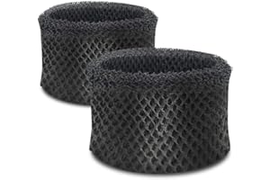 YanBan 2 pièces Filtre d'évacuation d'humidificateur de Rechange pour Philips pièces d'humidificateur HU4801 HU4802 HU4803 humidifier, humidificateur d'air à Filtre Hepa Noir