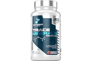 INSYNERGY LABS Trace Minerals Complex (Maximum Dose in UK) 3 Month Supply, Trace Minerals Supplements - 90 Capsules Multimineral Tablets Zinc, Iodine, Selenium, Boron, Potassium, Copper