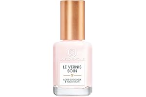 La Provençale Maquillage - Le Vernis Solaire - Vernis à Ongles Longue Tenue - Enrichi en Huile d'Olive Bio AOP Provence - Fini Brillant Laqué - Teinte : Rose Orgeat (108)
