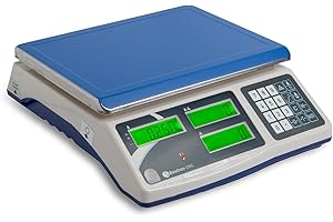 Baxtran DSC Balanza Cuentapiezas - 30Kg, 15Kg, 6Kg y 3Kg | Plato Acero 29x23 cm | Alta Precisión