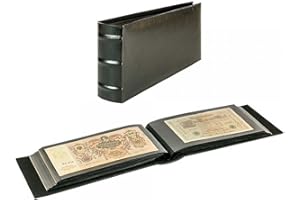 LINDNER Das Original Album Universel FIRMO L pour 108 Documents Extra Longs - Noir