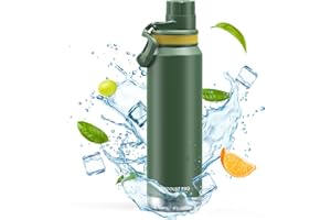 OUTDOUSE PRO Borraccia Termica, Borraccia in Acciaio Inox- 532 ml, 710 ml, 946 ml, con revestimiento cerámico esmaltado, botella isotérmica para deportes al aire libre, diseño a prueba de fugas (710 ml)