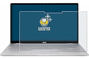 BROTECT Protector Pantalla Anti-Reflejos para ASUS ZenBook Flip 14 UM462DA Película Mate Anti-Huellas