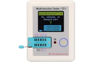 YWNYT 3.5 inch Colorful Display Pocketable Multifunctional TFT Backlight Transistor LCR-TC1 Tester for Diode Triode Capacitor Resistor Transistor LCR ESR NPN PNP MOSFET