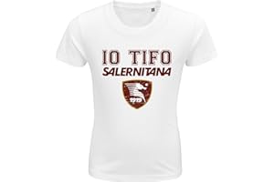 U.S. SALERNITANA 1919 T-Shirt Io Tifo Salernitana T-Shirt Unisex - Bambini e Ragazzi