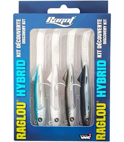 Ragot Leurre Souple Raglou Hybrid – 6.5 Cm, BM, Lot De 2, équipement Pêche Sportive