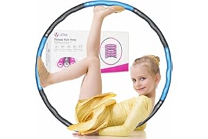 LETAO Hula Hoop - Pneumatico per bambini, 680 g, rimovibile, 8 pezzi