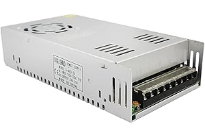 A-DIGISHUO DC 24V 20A 480W Power Supply Adapter Transformer Switch AC 230V to DC 24V 20amp Universal Regulated Switching Converter for LED Strip Light CCTV Camera Security (24V 20A 480W)