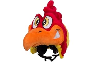Hoxyheads Rooster Housse de Casque de Ski Jaune