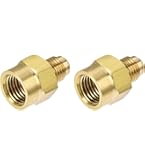 sourcing map Water Hose Fluid Hose Pipe Connection Brass