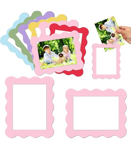 15 stuks 4 x 6 inch / 10 x 15 cm magnetische fotolijsten, zelfklevende fotolijst voor decoratie van koelkast, cabine, deur, muur, raam, tegels, zwart
