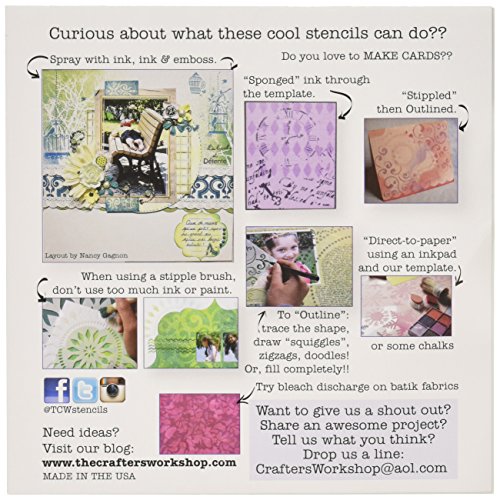 Bible Journaling Stencil – Butterfly Collage (6″ X 6″) - 2
