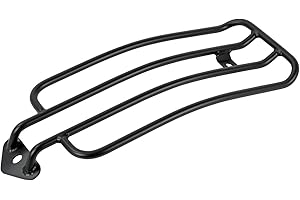 BUFFALO BAG Porte-bagages noir pour motos avec siège solo et projets personnalisés