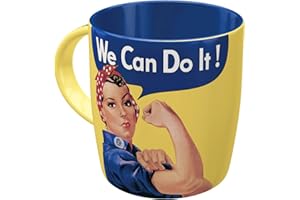 Nostalgic-Art Retro kubek, 330 ml, We can do it – Pomysł na prezent dla fanów stylu diner, kubek ceramiczny na kawę, Styl vintage