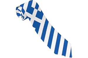 AKMCBSH National Flags Tie Comfortable Soft Novelty Necktie Unisex for Weddings Party Birthday Gift