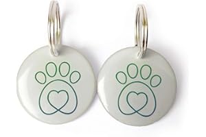 PETQUALITY SHOW THAT LOVE Compatible avec Closer Pets catmate petmate RFID Lot de 2 clés de Rechange Microchip Collier Médaillons Étiquettes Disque Clé