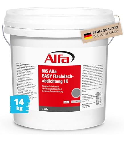 Alfa ProteXos Vlies 10 Cm X 100 M – Alkalibeständiges Armierungsvlies Für Flachdach, Zur Einbettung In Flüssigkunststoff