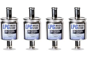 LPG-MEGASTORE 4 filtri a gas da 14 mm, per auto, GPL, universale