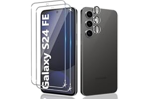 LiiLaa do Samsung Galaxy S24 FE do szkła pancernego, 2 sztuki pancerna folia ochronna ze szkła i 1 zestaw ochrony aparatu, folia pancerna 9H, odporna na zarysowania, folia ochronna na wyświetlacz,