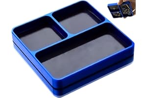 RCTHJIA Magnetic Tool Tray Organizer, Small Tray for Electronic Repair Screws, Magnet Toolboxes Small Parts Holder for Organization, Storage Tool for Screw, Nuts and Bolts, Socket, Pin, RC Car Drone Phone