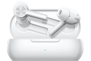 OnePlus E504 Buds Z2 – bezprzewodowe słuchawki z redukcją szumów z możliwością pracy baterii do 38 godzin i obsługą Dolby Atmos – perłowo-białe