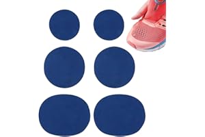 LNYMZD 6Pcs Blau Mesh Schuhe Loch Reparatur Selbstklebend Sneaker Loch Vamp Reparatur Aufkleber Schuh Loch Reparatur Patch,Selbstklebend Sneaker Heel Repair Patch,Schuhzubehör and Pflege,Schuhputzsets
