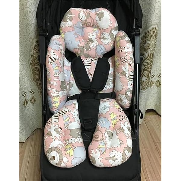 Baby Stroller & Car Seat Cushion Insert - Breathable Support Pillow With Memory Foam