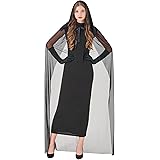 DAOUZL Costumi Halloween,Mantello con Cappuccio,Costume Halloween Donna,Costume Strega,Fantasma Sposa Costumi,Adulto Hallowee
