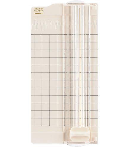 Mini Coupe-Papier Portable A4 Avec Règle Et Protection Sécurité - Pour Scrapbooking, Photos, Étiquettes (Rose)