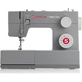 Singer Heavy Duty 4411 Mechanical Sewing Machine - 11 Stitches, 1100 Stitches Per Minute, Top Loading Coil, Steel Reinforceme