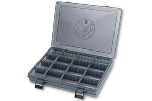 ‎LMAB LMAB Angelbox Tackle Box Standard, 3 Größen, Köderbox Angeln, Tacklebox, Angelboxen für Zubehör, Kleinteilebox Angeln, Aufbewahrungsbox Angeln