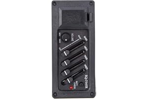 01 Preamplificatore per chitarra professionale, EQ pickup a 4 bande, 7545R per chitarre classiche Chitarra acustica Chitarre folk