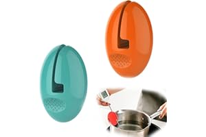 Hayaww 2 Pièces Clip pour de température Porte-Thermomètre Thermomètre Clip Sur Pot Thermomètre Clip Titulaire Silicone Pot Clip Thermomètre Clips Pour Pots Tasse Thermomètre Pince Support (A)