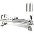 NOAEOU Foldable Pilates Reformer, Yoga Foldable Pilates Core Bed for Home,Suitable for Beginners and Intermediate Users