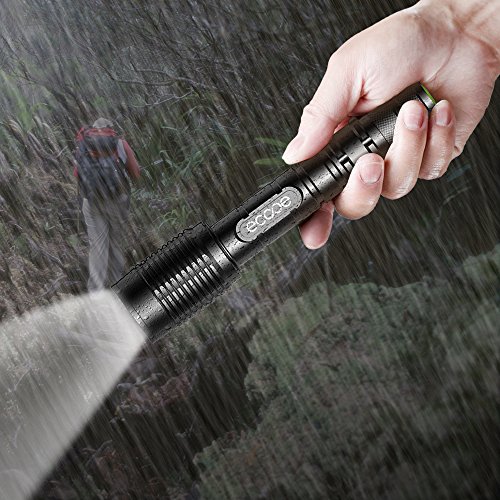 Ecooe Taschenlampe LED Cree XML-2 T6 mit Batterie und Ladegerät Weihnachtsgeschenk - 5