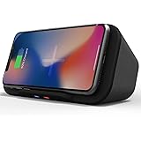 Cassa Bluetooth Portatile con Caricatore Wireless, Supporto Smartphone Dock, Powerbank, Altoparlante Stereo da 6W Docking Sta