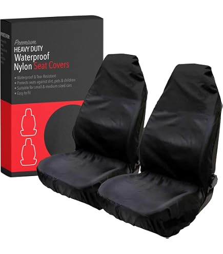 Diamond Stitch Leatherette Car Seat Covers - Waterproof PVC Diamond Stitch Leatherette Car Seat Covers - Waterproof PVC