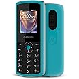 Motorola All-New A10 Dual Sim keypad Phone (with Voice Feature) | 2 Years Replacement | Wireless FM | Bluetooth Connectivity | Auto Call Recording (Teal Blue)