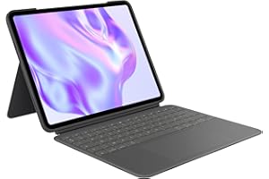 Logitech Combo Touch, étui clavier pour iPad Pro 13 pouces (M4 et M5)(2024 et 2025), FRA AZERTY, rétroéclairé amovible avec support, saisie confortable, mode multi-usage - Graphite