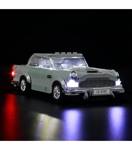 LocoLee Kit d'éclairage LED compatible avec 007 Aston Martin DB5