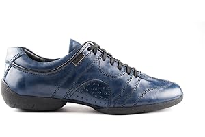 PortDance Męskie sneakersy PD na co dzień, niebieskie, piankowe, regularny krój, buty sportowe z poliuretanu - Made in Germany