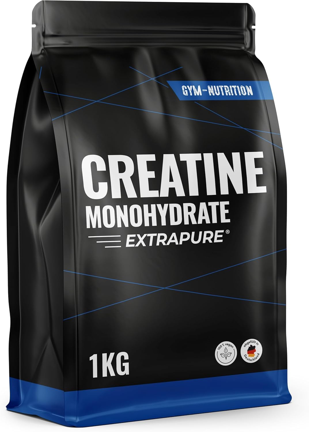 Creatine monohydraat poeder 1 kg / 1000 g - Ultra zuiver creatine monohydraat met inuline - Hoge dosering - Extra zuiver creatine monohydraat - Creatine poeder monohydraat - Veganistisch jaarvoorraad