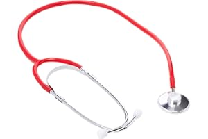 Timesco TD1-13-105 Timesco TD113105 Ruby Single Head Stethoscope, Red