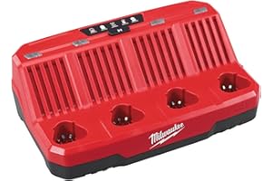 MILWAUKEE Sistema M12 - Carga en 30/60 min. - Li-Ion y RED Lithium-Ion 4 Puertos secuenciales