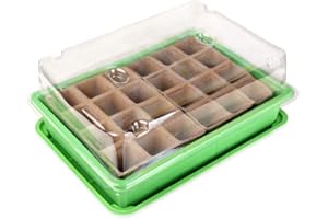 Schramm® Set di propagazione Set di propagazione per vasi da Vaso in Serra 27 x 19 x 11 cm per 24 vasi di propagazione Set di propagazione Mini-Serra