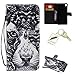 Produktbild Silikonsoftshell PU Hülle für Sony Xperia XA (5 Zoll) Tasche Schutz Hülle Case Cover Etui Strass Schutz schutzhülle Bumper Schale Silicone case+Exquisite key chain X1) #KH (8)